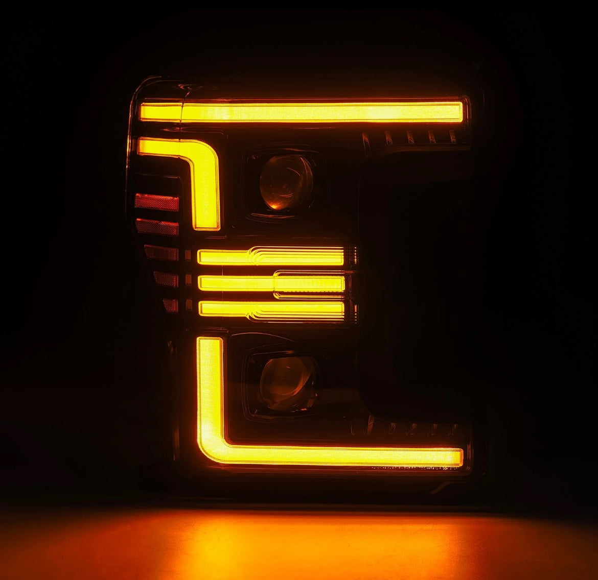 AlphaRex Pro-Series Halogen Headlights: Ford Super Duty F250/F350 (2017-2019)