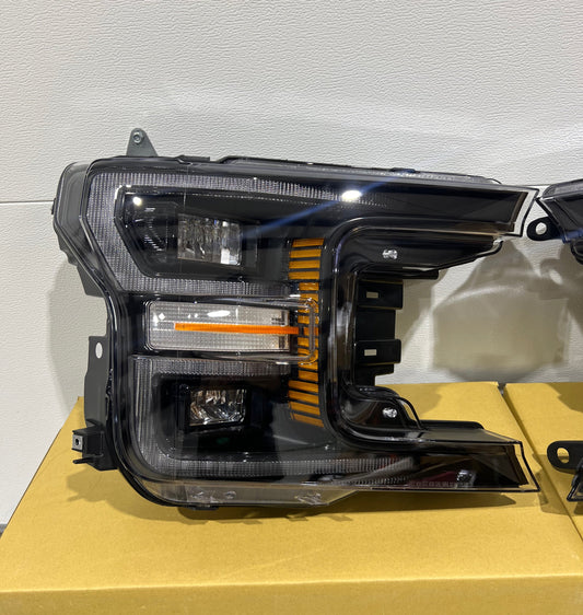 2018-2020 Ford F150 LED HeadLights (Black)