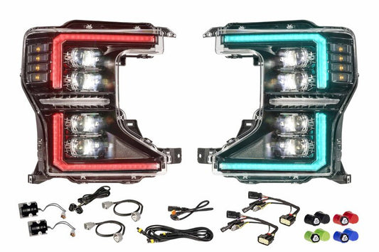 Morimoto XRGB EVO LED Projector Headlights : 2020-2022 Ford F250/F350/F450 Super Duty