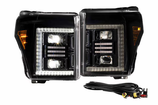 Morimoto XB Hybrid LED Projector Headlights: Ford F250/F350/F450 Super Duty 2011-2016