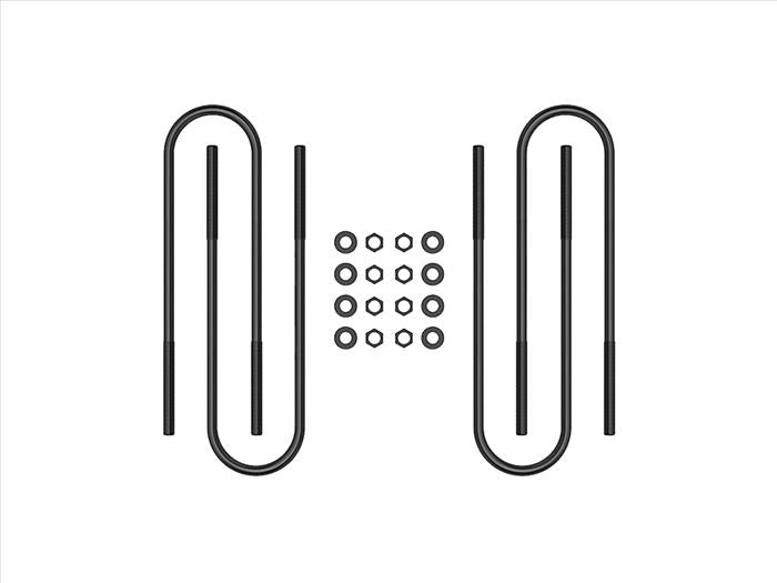 ICON 2000-04 Ford F250/F350 SD, Front Semi-Round U-Bolt Kit