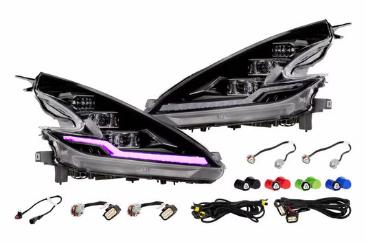 Morimoto XRGB Evo LED Projector Headlights: Nissan 370Z 2009-2021