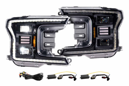 Morimoto XB Hybrid LED Projector Headlights: Ford F150 2018-2020