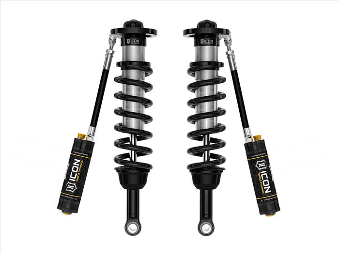 ICON 2022-2024 Toyota Tundra 1.25-3.5" Lift/2023-2024 Sequoia 3-4.5" Lift, V.S. 2.5 Series Front Coilover Kit, Remote Reservoir w/ CDCV, Pair