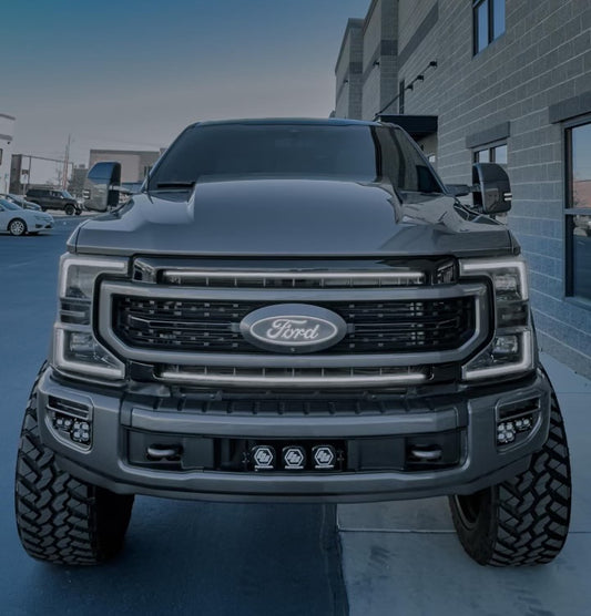 2020-2025 FORD F250, F350, F450 BMC Lights Front Bumper Kit