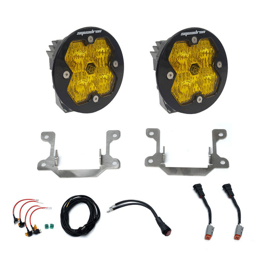 BAJA DESIGNS SQUADRON LED FOG LIGHTS: DODGE RAM 2500/3500 (2019-2026)