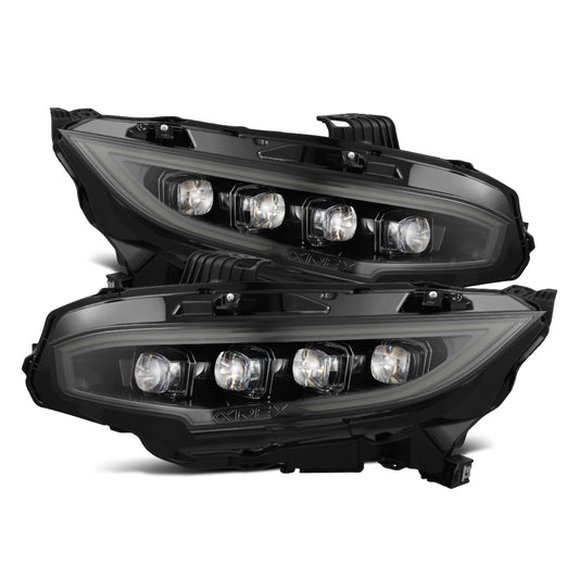2016-2021 Honda Civic Alpharex NOVA-Series LED Projector Headlights