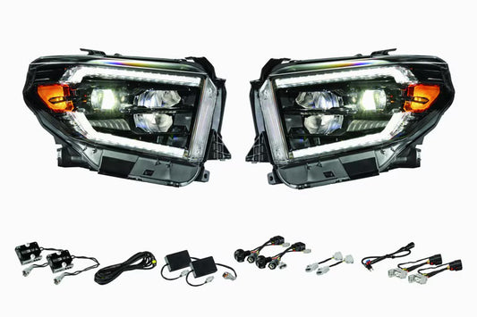 Morimoto XB EVO Hybrid LED Projector Headlights: Toyota Tundra 2014-2021