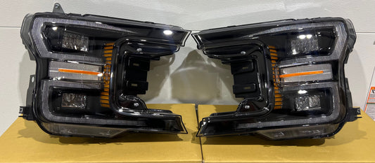 2018-2020 Ford F150 LED HeadLights (Black)