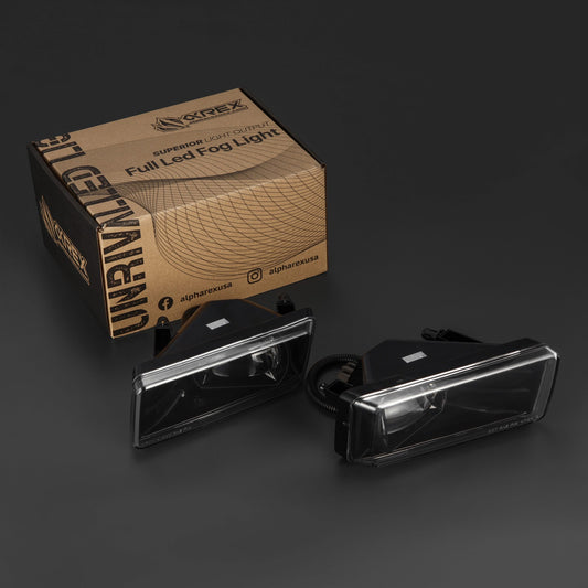 2007-2013 Silverado Alpharex Double Tap Dual Color 3000k/6500k LED Projector Fog Lights
