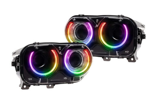 DODGE CHALLENGER (2015-2023) MORIMOTO XRGB LED HEADLIGHTS