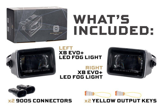 Morimoto XB EVO/ EVO+ LED Projector Fog Lights: Ford F250/F350 (2017-2022)