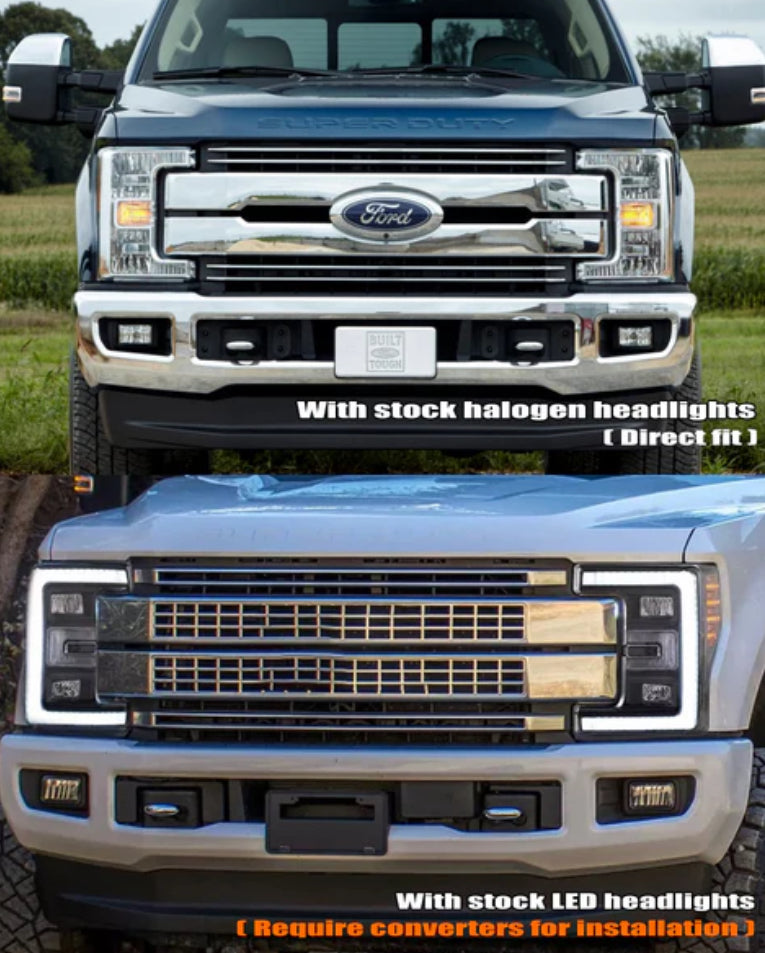 AlphaRex Luxx-Series GEN2 LED Headlights: Ford Super Duty F250/F350 (2017-2019)