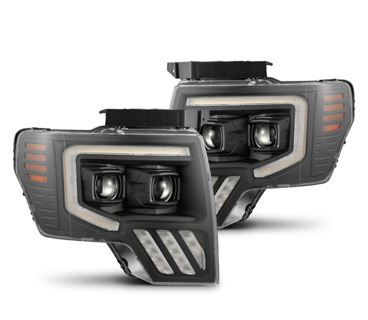 AlphaRex MK2 Pro-Series Halogen Headlights: Ford F150 (2009-2014)