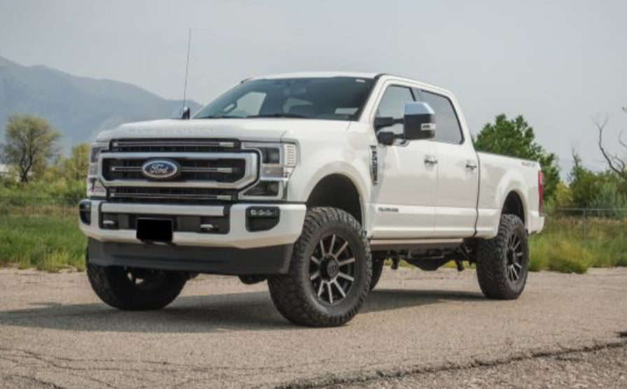 4" Coil Spring Lift Kit With Falcon Shocks - Ford Super Duty Diesel 4WD 2017-2022 F250 F350