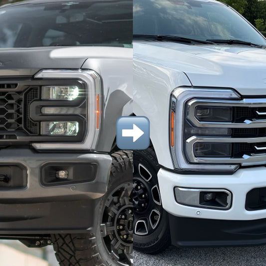 FORD OEM LED Reflector to Projector Headlights Conversion Harness 2023-2026 F250/F350/F450