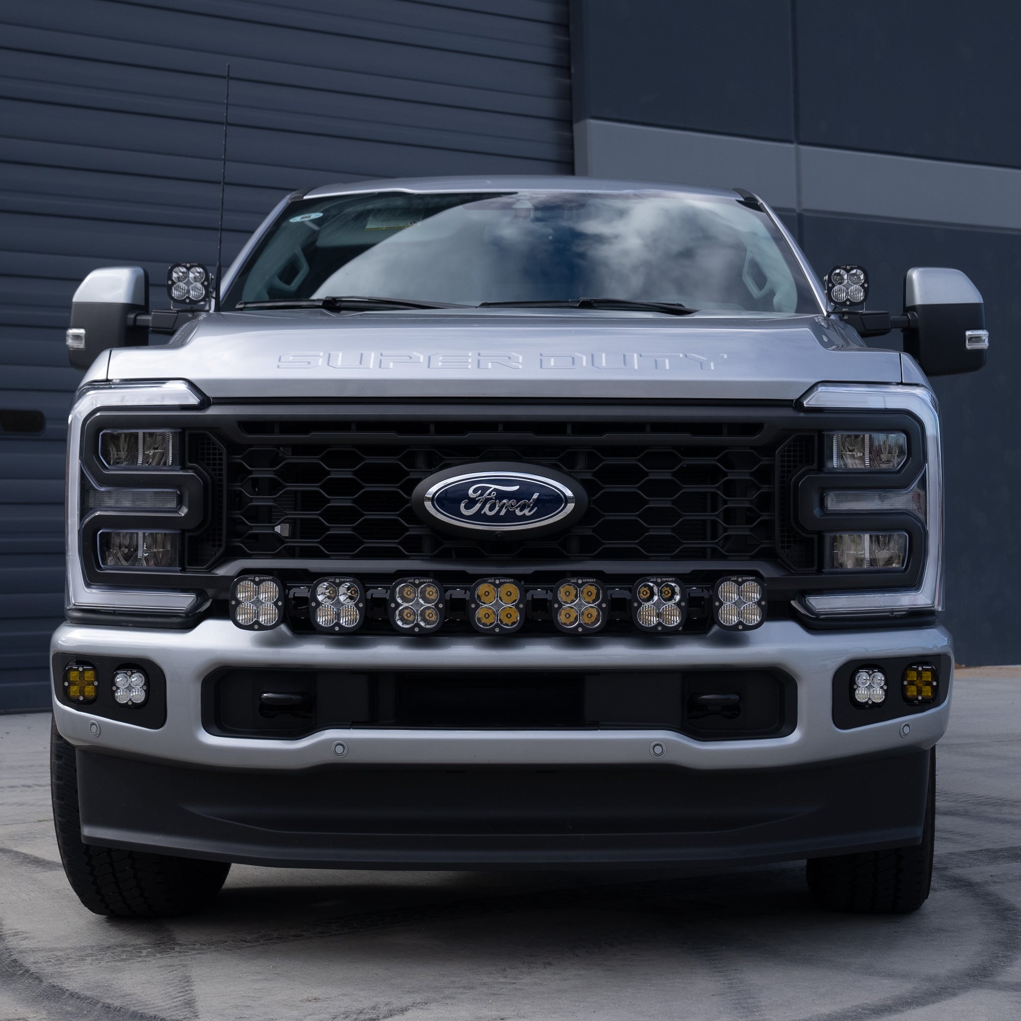 2023 2024 Ford F250 F350 F450 Baja Designs 7XL Linkable Bumper Lightba 2023-2024-ford-f250-f350-f450-baja-designs-7xl-linkable-bumper-lightba