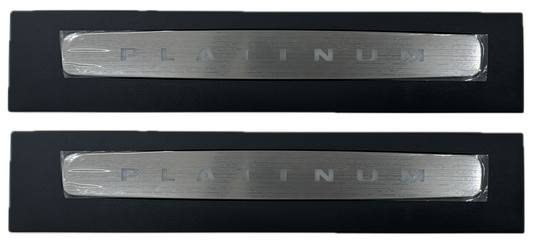 Ford OEM LED Illuminated Platinum Door Sills 2017-2022 F250/F350/F450 Super Duty