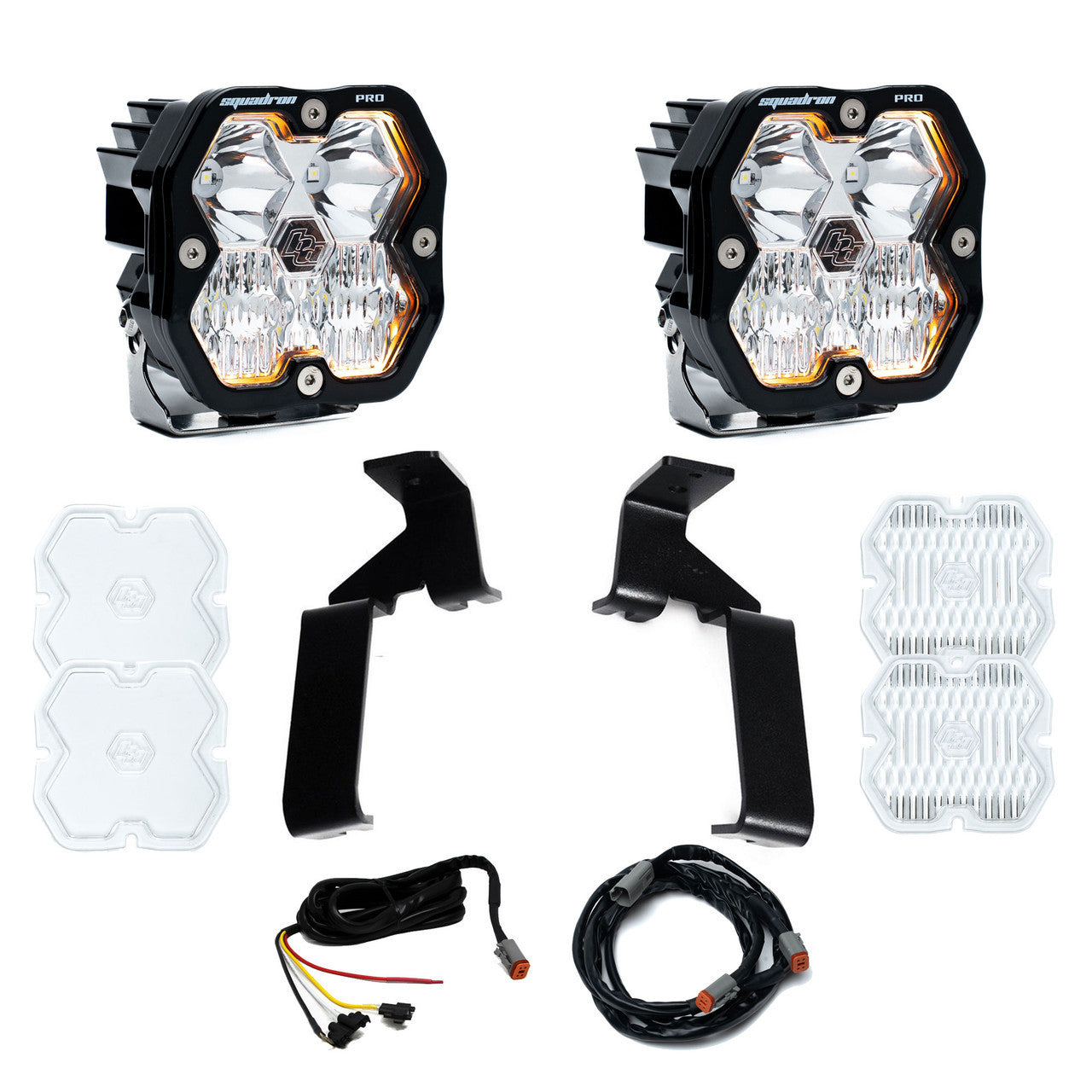2021-2026 Ford Raptor Baja Designs Squadron 2.0 A-Pillar Ditch Light Kit