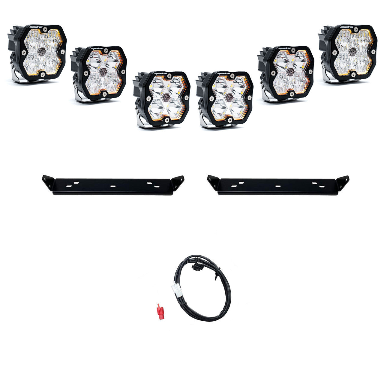 2021-2026 Ford Raptor Baja Designs Squadron 2.0 Behind The Grille Light Kit
