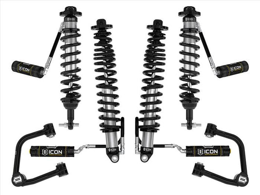 ICON 21-23 Bronco Non-Sasquatch 3-4" Lift Stage 4 Suspension System, Tubular UCA, Heavy Rate Rear Spring