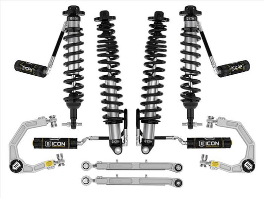 ICON 21-23 Bronco Non-Sasquatch, 3-4" Lift Stage 5 Suspension System, Billet UCA, Heavy Rate Rear Spring
