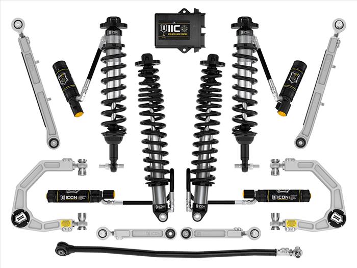 ICON 21-23 Bronco Non-Sasquatch 3-4" Lift Stage 8 Suspension System, Billet UCA