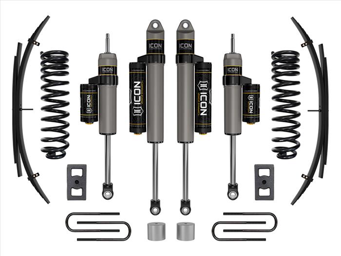 ICON 2023 Ford F-250/F-350 Super Duty 4WD Diesel, 2.5" Lift, Stage 2 Suspension System w/ Expansion Packs