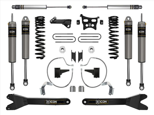 ICON 2023 Ford F-250/F-350 Super Duty 4WD Diesel, 4.5" Lift, Stage 3 Suspension System w/ Radius Arms