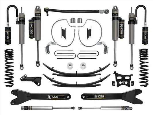 ICON 2023 Ford F-250/F-350 Super Duty 4WD Diesel, 4.5" Lift, Stage 4 Suspension System w/ Radius Arms & Expansion Packs