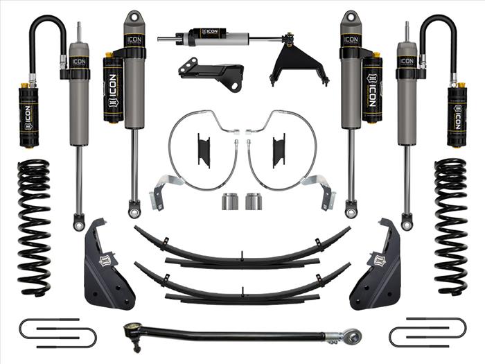 ICON 2023 Ford F-250/F-350 Super Duty 4WD Diesel, 4.5" Lift, Stage 5 Suspension System w/ Expansion Packs
