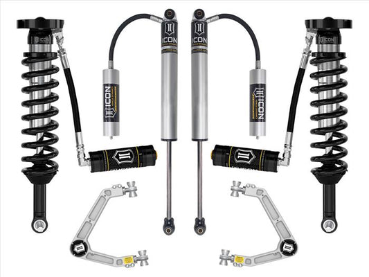 ICON 2023-2024 GMC Canyon AT4, Denali, & Elevation/Chevrolet Colorado Trail Boss, 1.75-2.5" Lift, Stage 3 Suspension System w/ Billet Upper Control Arms