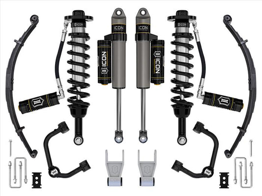 ICON 2021-2023 Ford F-150 Tremor, 2.5-3" Lift, Stage 3 Suspension System, Tubular UCA w/ Leaf Packs