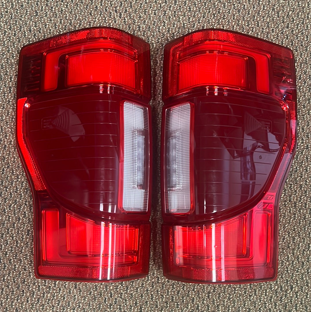 OEM Ford F250 F350 LED Tail Lights 2020-2022 Super Duty – With Sensors, Used