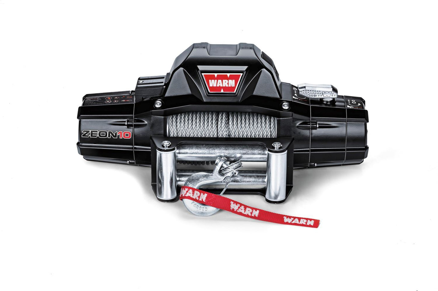 ZEON 10 80' of durable 3/8" galvanized steel wire rope and roller fairlead