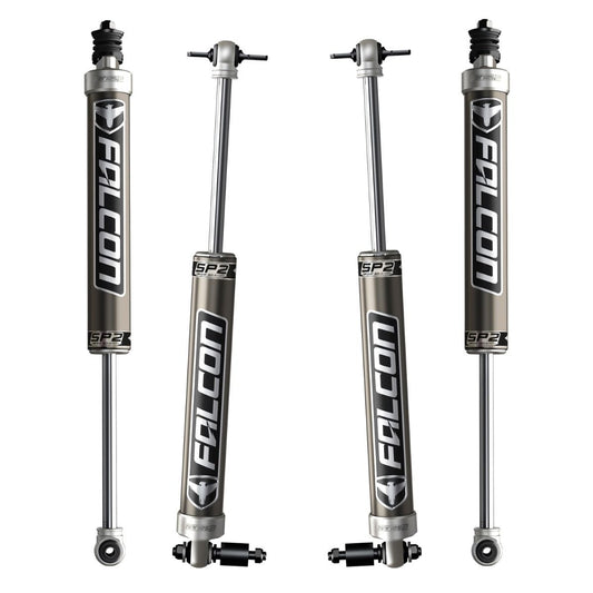 JK 2dr: Falcon SP2 2.1 Monotube Shock Kit (4?6? Lift)