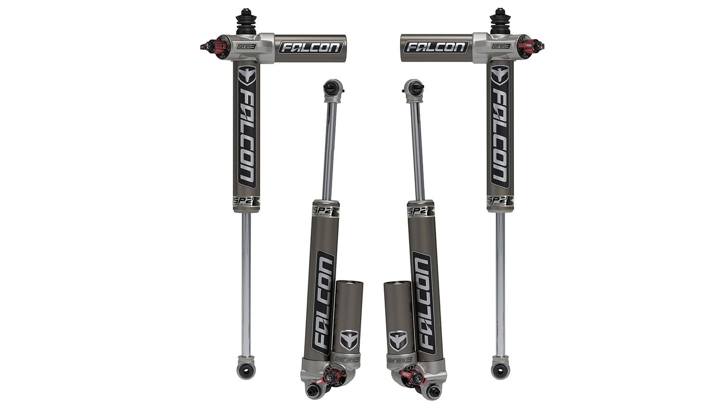 JK 2dr: Falcon SP2 3.3 Fast Adjust Piggyback Shock Kit (1.5?2.5? Lift)