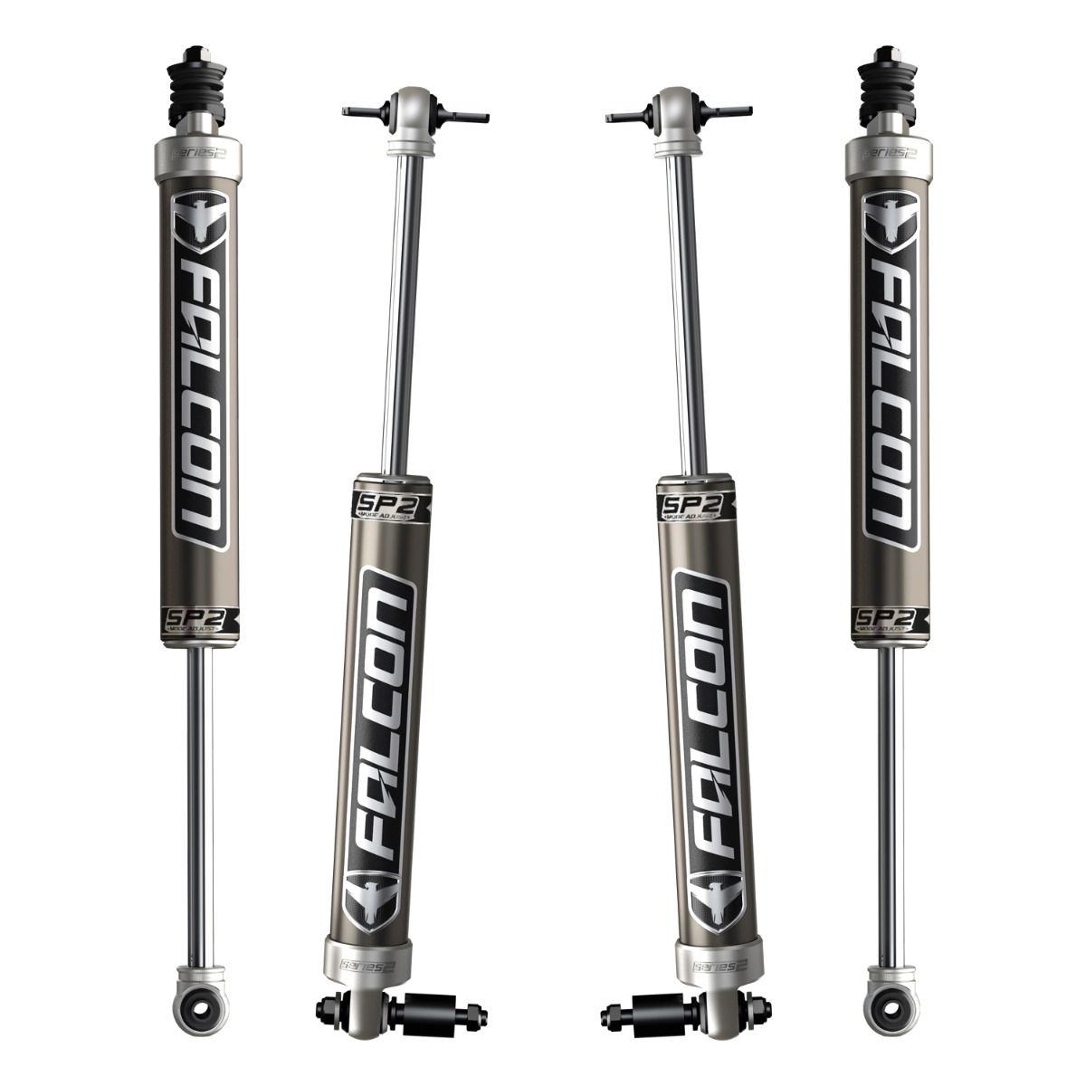 JK 4dr: Falcon SP2 2.1 Monotube Shock Kit (3?3.5? Lift)