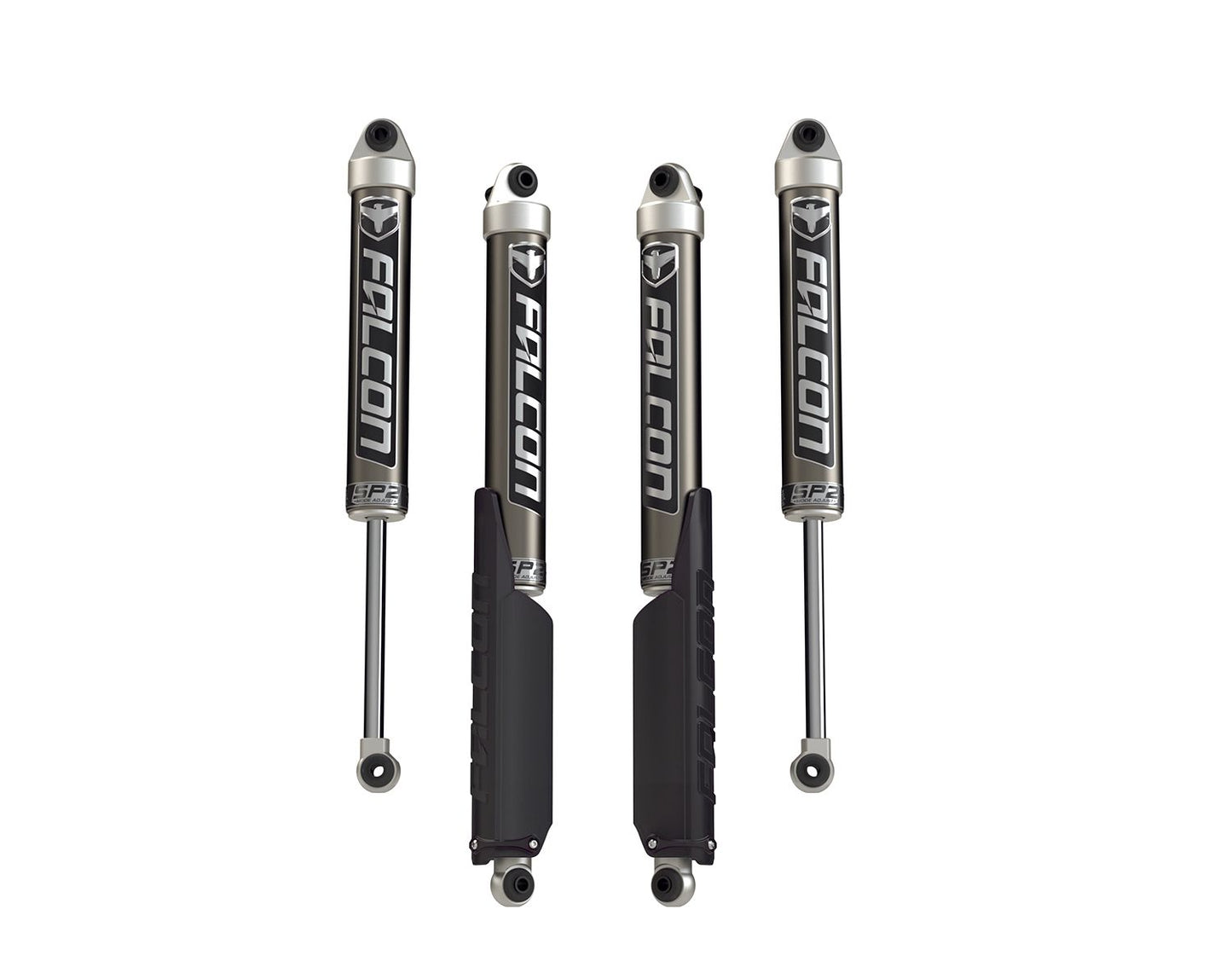 JL 2dr: Falcon SP2 2.1 Monotube Shock Kit (0-1.5" Lift)