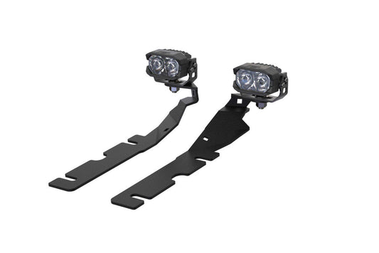 MORIMOTO 2BANGER LED A-PILLAR SYSTEM/DITCH LIGHTS: CHEVY SILVERADO/GMC SIERRA HD 2500/3500 (2020-2024)