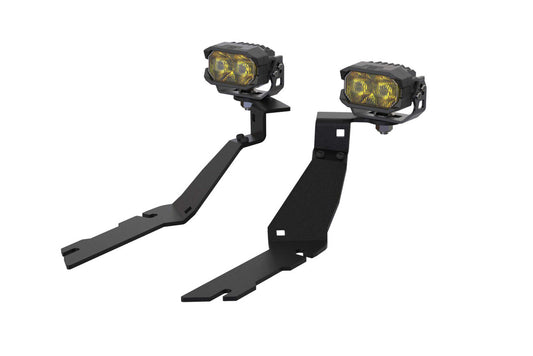 MORIMOTO 2BANGER LED A-PILLAR SYSTEM/DITCH LIGHTS: DODGE RAM 1500 2019-2024