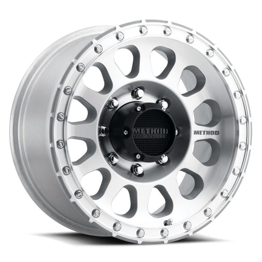 Method | MR315 17x8.5 0mm Offset 8x6.5 130.81mm CB Machined/Clear Coat Wheels