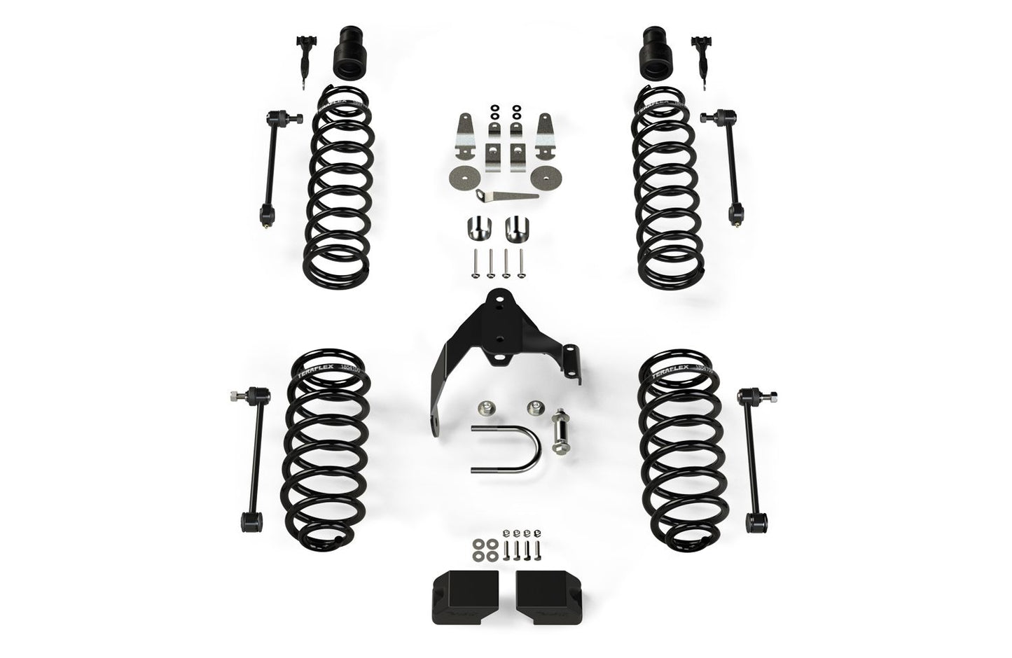 JK 4dr: 3" Coil Spring Base Lift Kit ? No Shocks