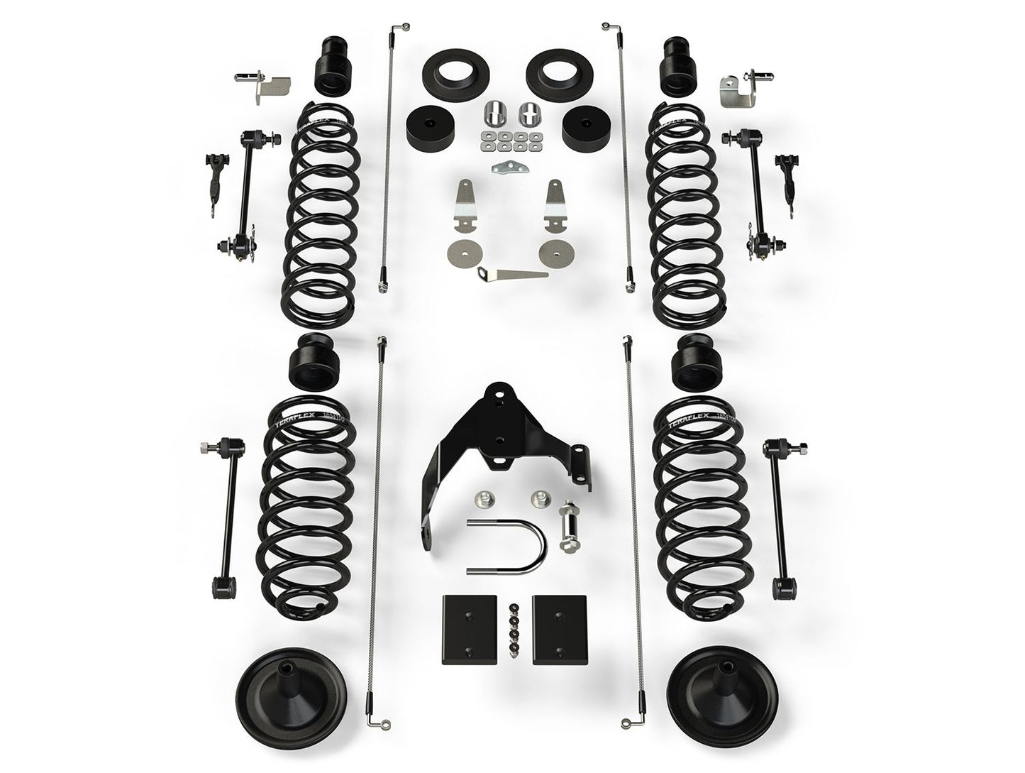 JK 4dr: 4" Coil Spring Base Lift Kit ? No Shocks