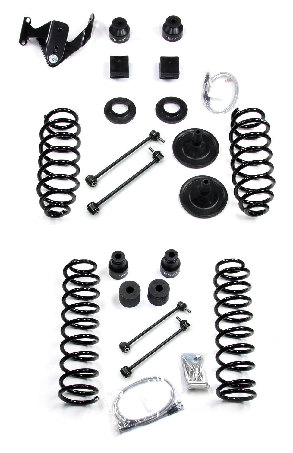 JK 2dr: 4" Coil Spring Base Lift Kit ? No Shocks