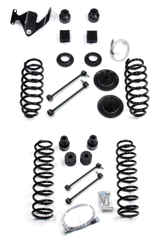 JK 2dr: 4" Coil Spring Base Lift Kit ? No Shocks