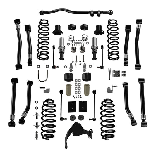 JK 2dr: 3" Alpine CT3 Outback Overland Short Arm Suspension System ? No Shocks