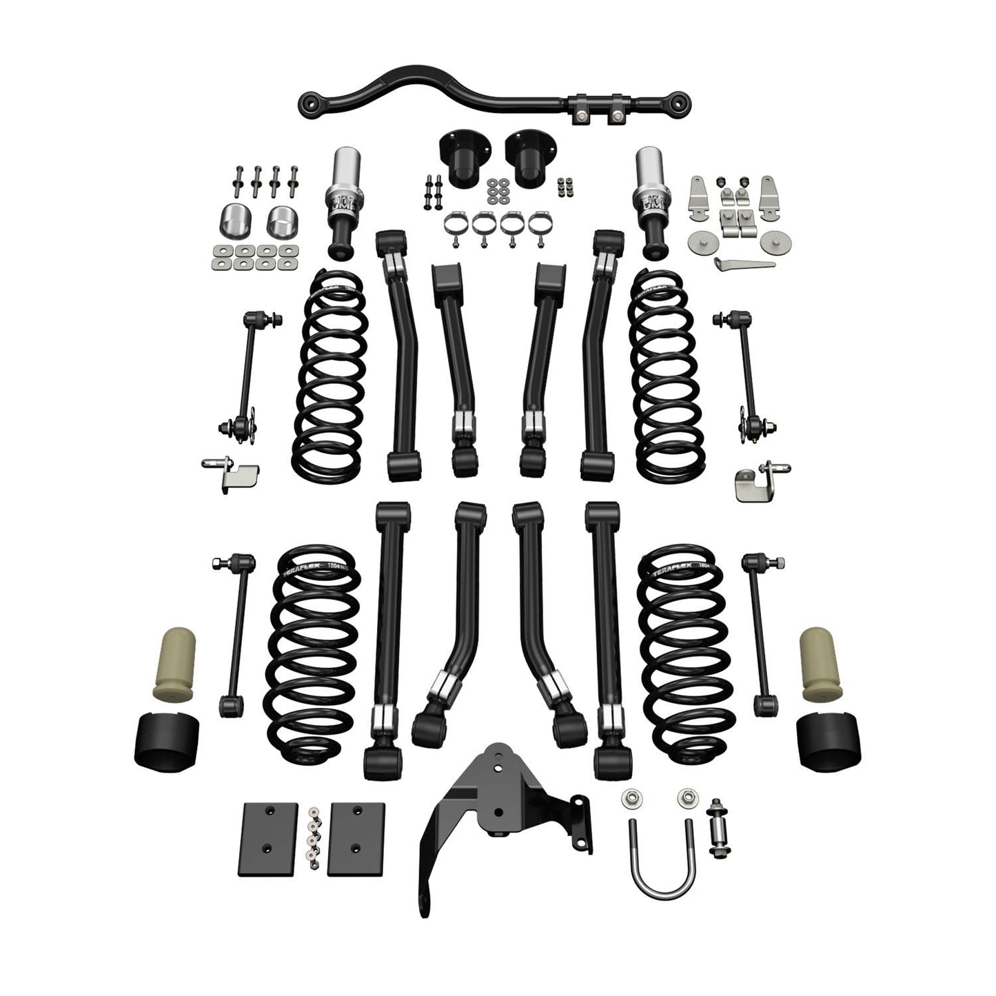 JK 2dr: 3" Alpine CT3 Short Arm Suspension System ? No Shocks