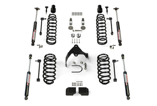 JK 4dr: 3" Coil Spring Base Lift Kit & 9550 VSS Twin-Tube