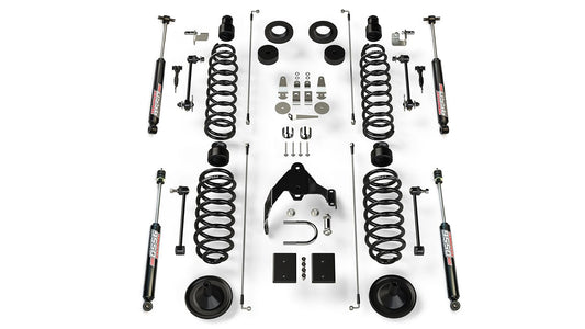 JK 4dr: 4" Coil Spring Base Lift Kit & 9550 VSS Twin-Tube
